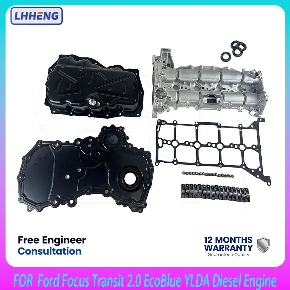 Cylinder Head Rebuild Kit For Ford Focus Focus Mk4 Transit Custom Kuga Mk3 Mondeo Mk5 2.0L YLDA Diesel Engine 2018‑2022