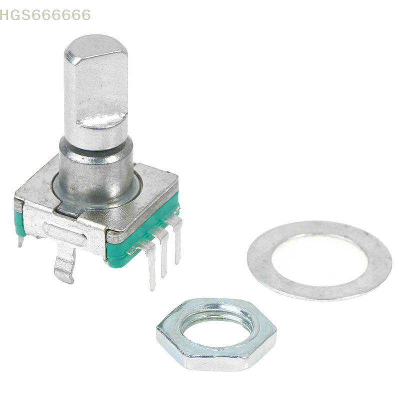 

1PC 30 Positioning 15 Pulse 15mm Half-axis EC11 Thin Rotary Encoder with Switch