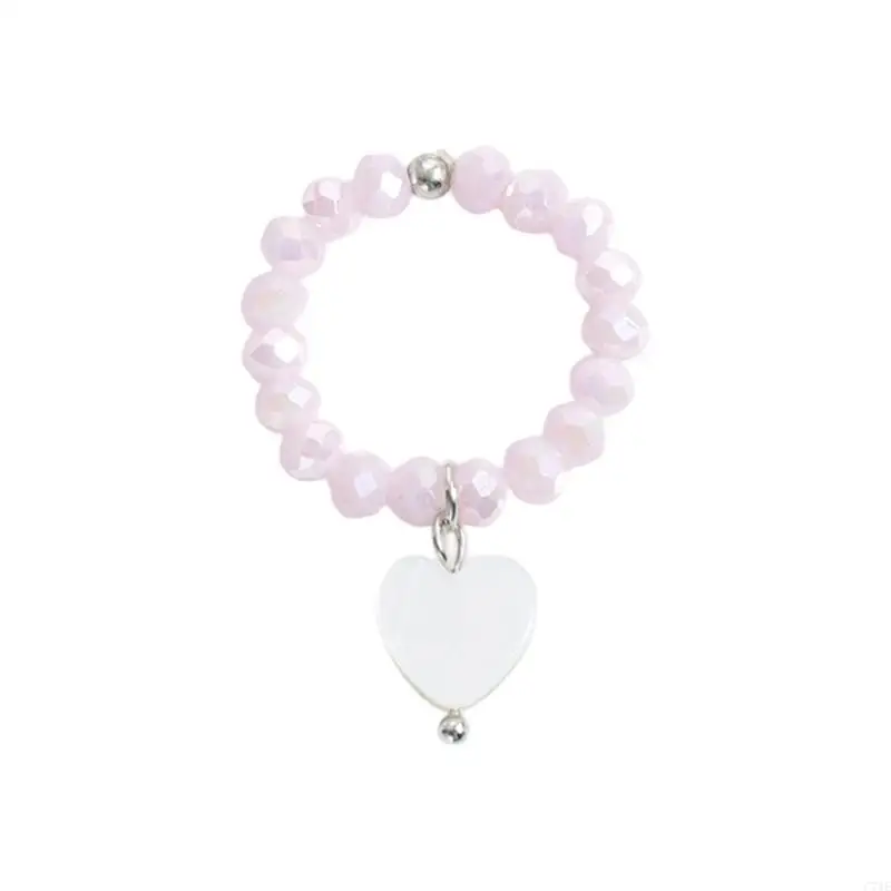  Minimalist Natural Shell Heart Ring Lightweight Design For Casual Or Formal Event