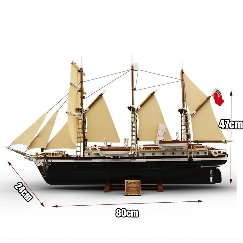 

2026 New 10335 The Endurance Explorer Ship Moc Building Blocks Diy Assemble City Bricks Toys Birthday Gift For Children Kids
