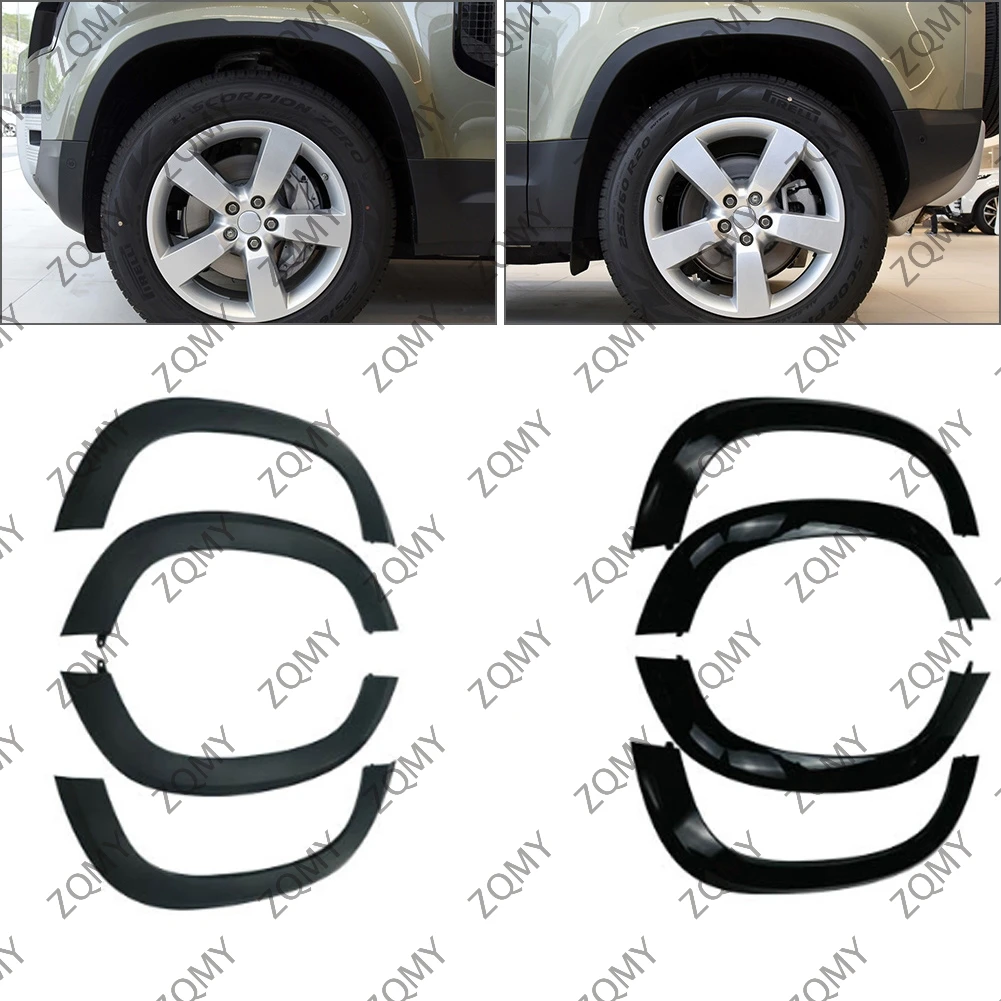 

Fender Flare Wheel Eyebrow Arch Trim For Land Rover Defender 90 2020 2021 2022 2023 2024