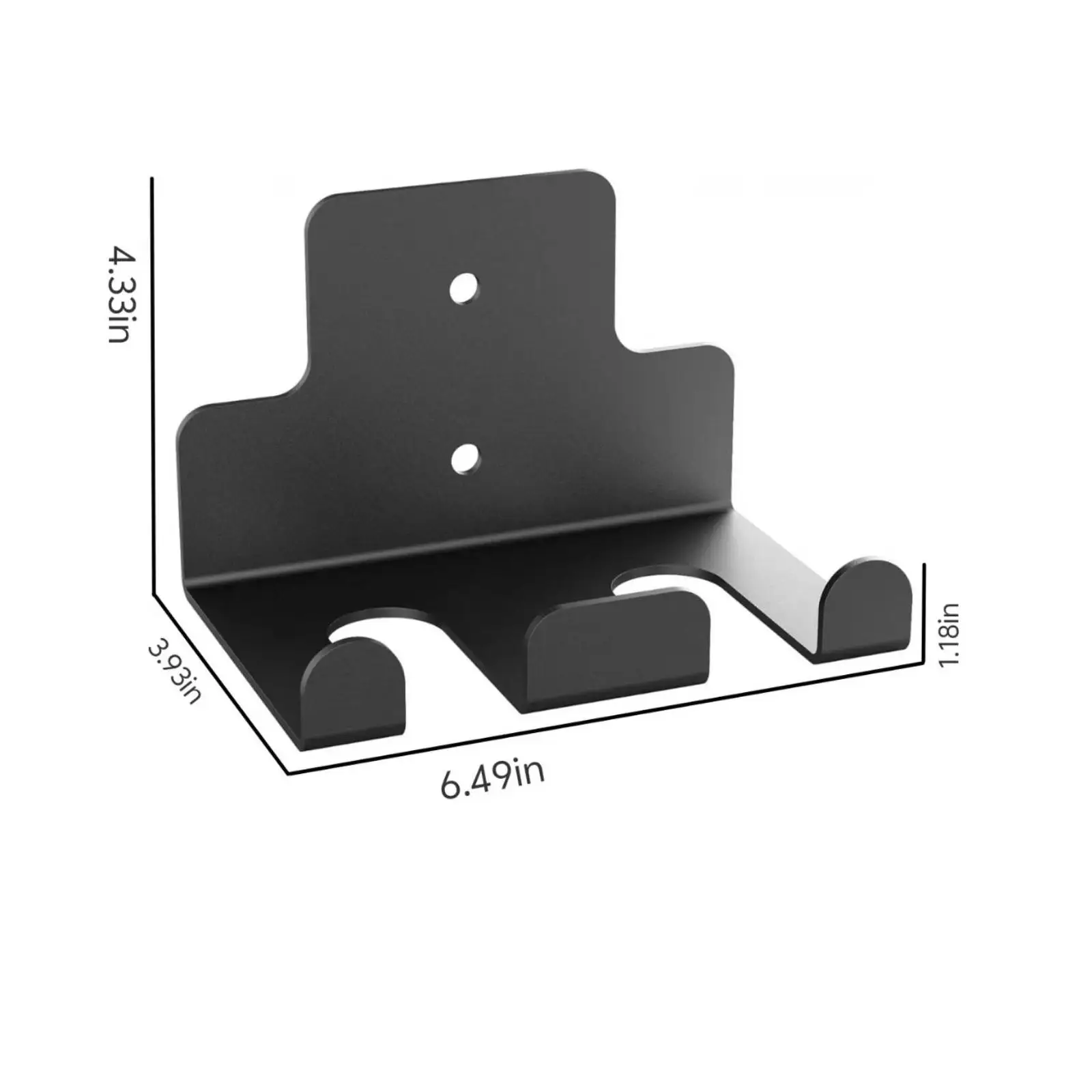 Iron Barbell Holder Wall Mount Storage Rack for Standard Weight Bar Home Fitness Equipment Organizer