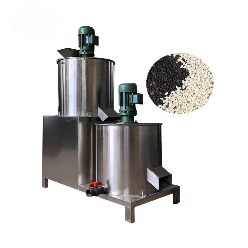 Industrial sesame peeling and cleaning machine processing