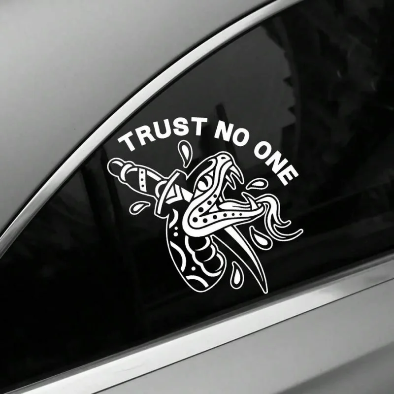 Snake Head Text Decorative Stickers, Car Window Stickers, Motorcycle Decals, Car Styling Accessories