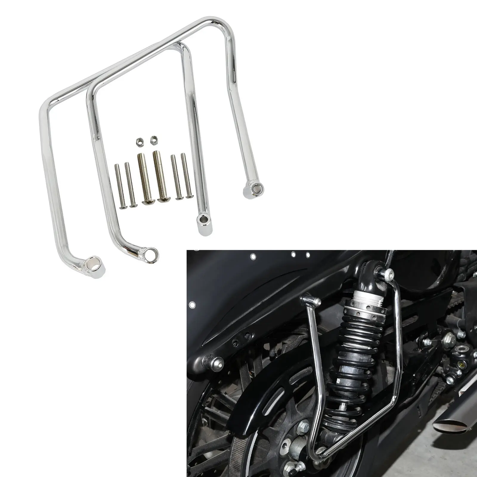 Wsporniki sakwy do modeli Harley Sportster XL1200 XL883 2004-2016 2012 2008, akcesoria motocyklowe