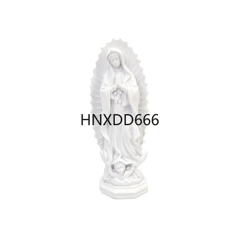 

Resin Handicrafts Life-sized Statue Virgin Mary Catholicism Christian Sculpture Angel Decorative Figurines Home Decoration