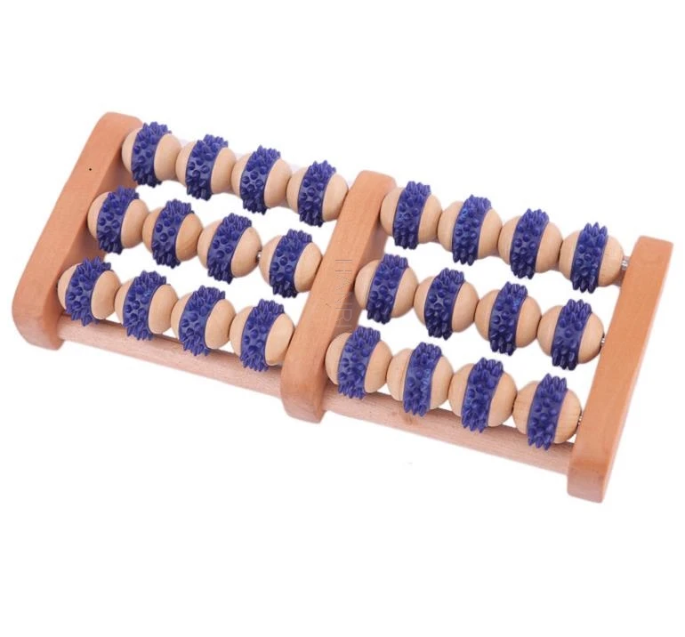 

Нескользящий деревянный роликовый массажер для ног ручной работы для подошвенного фасциита, аппарата De Massage Pour Les Pieds