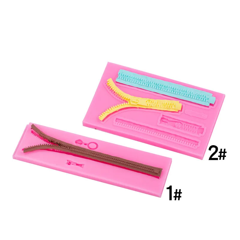 

Size Zipper Shape Fondant Cake Silicone Mold Cake Circumference Decoration Accessories 17-444