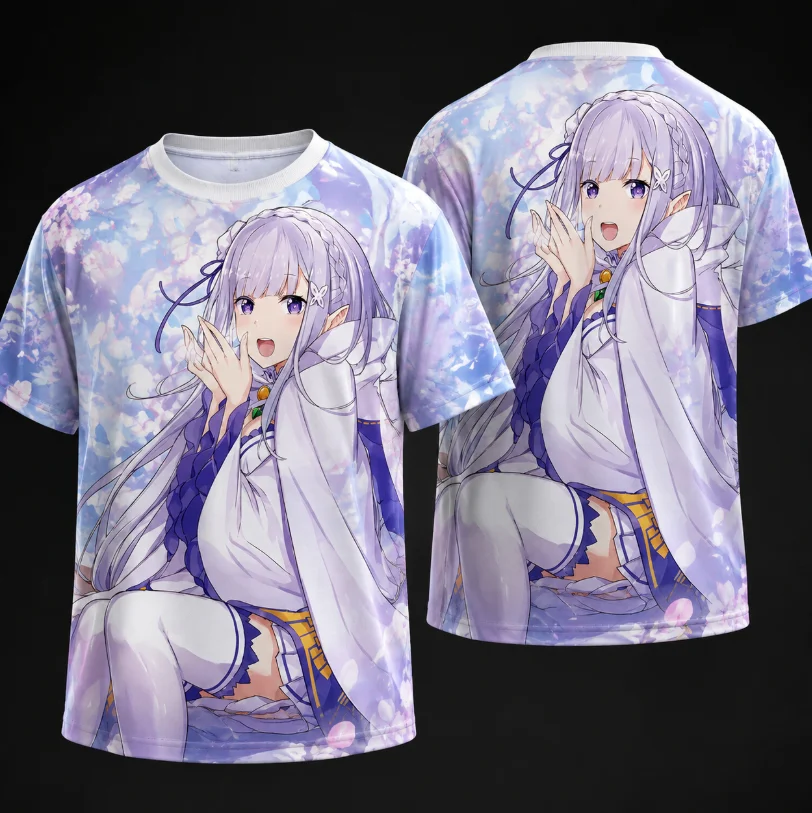 Start From Scratch. World Life Anime T-shirt. Suitable for Both Men and Women in Summer. Breathable and Cute Daily Wear t shirts