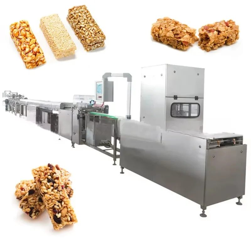 Customized Fruit Date Sandwich Bar Making Extruder Best Price Automatic Small Protein Bar Production Line