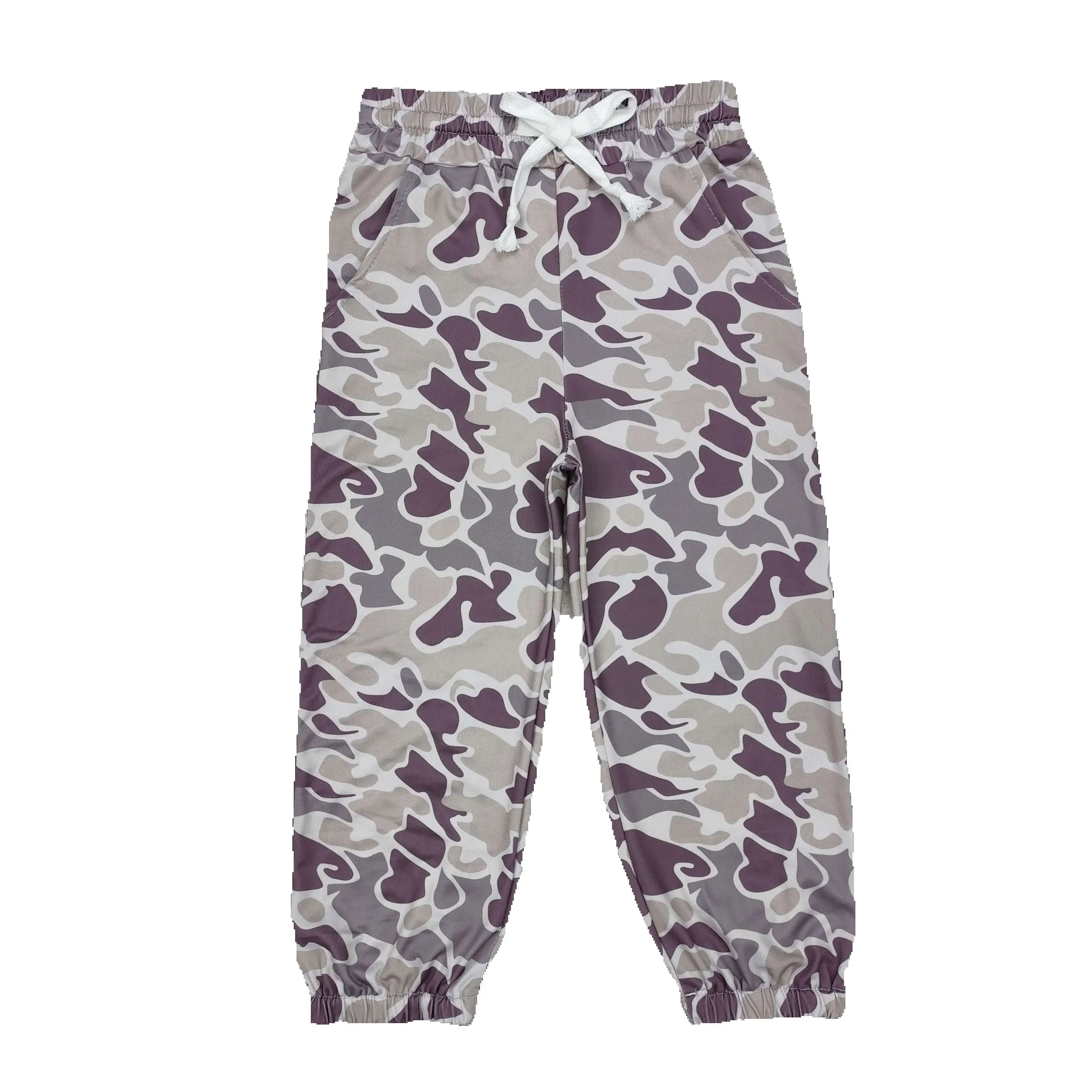 P0652 Fashionable, Good-Looking With Durable Girls Clothes Trousers Camouflage cuff ties Print With Trousers Children Clothes