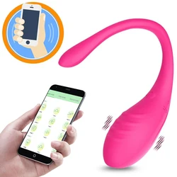 Wireless Bluetooth G Spot Vibrator for Women Dildo APP Remote Control Wear Vibrating Egg Clit Female Panties Sex Toys for Adults