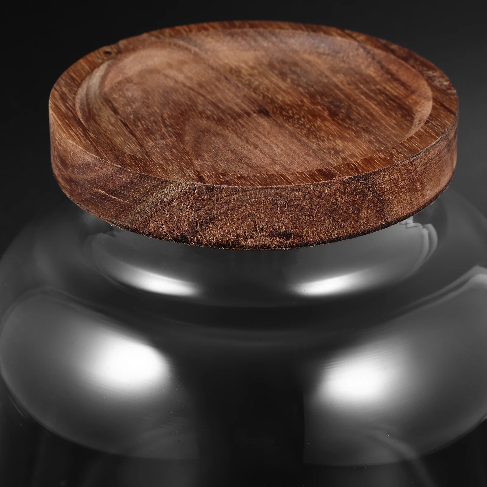 

Канистра с деревянной крышкой, герметичное хранилище для чая, кофе, сахара, сухофруктов, кухонные канистры, бытовой контейнер, герметичная банка