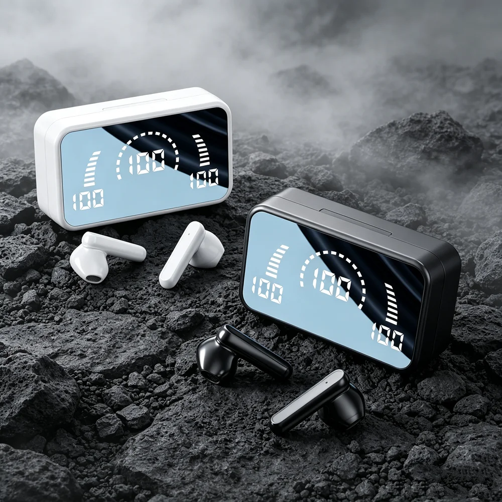 TWS Wireless Headphones Wireless Earbuds Touch-control Bluetooth Earphones Provide Intuitive Playback Management Without Buttons