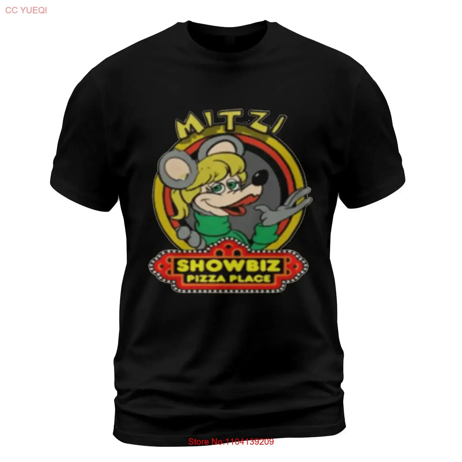 Mitzi Mozzarella Showbiz Pizza Place T Shirt Funny Size S 5XL Made in USA vintage Washed Casual designer clothes graphic Unisex