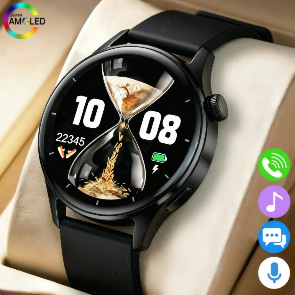 2026 New Smart Watch Men Women Heart Rate Sleep Health Monitor Bluetooth Talk Ladies Sport Smart Watch for Android IOS HW12