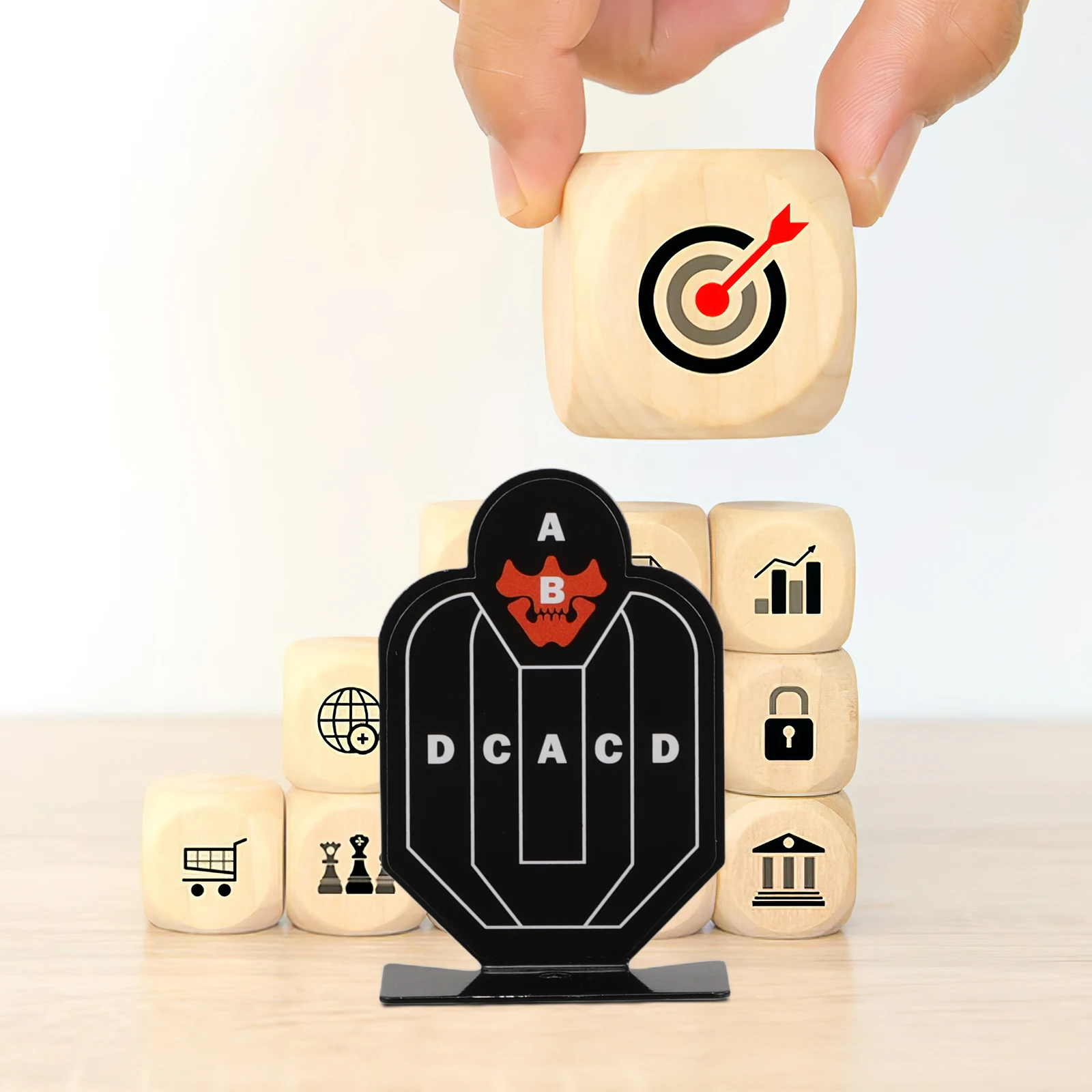 3 قطعة أهداف معدنية لمجموعة لوحة الهدف الدوارة القوية في الهواء الطلق ممارسة الرماية التدريب ملحق مهارة دقيقة #6