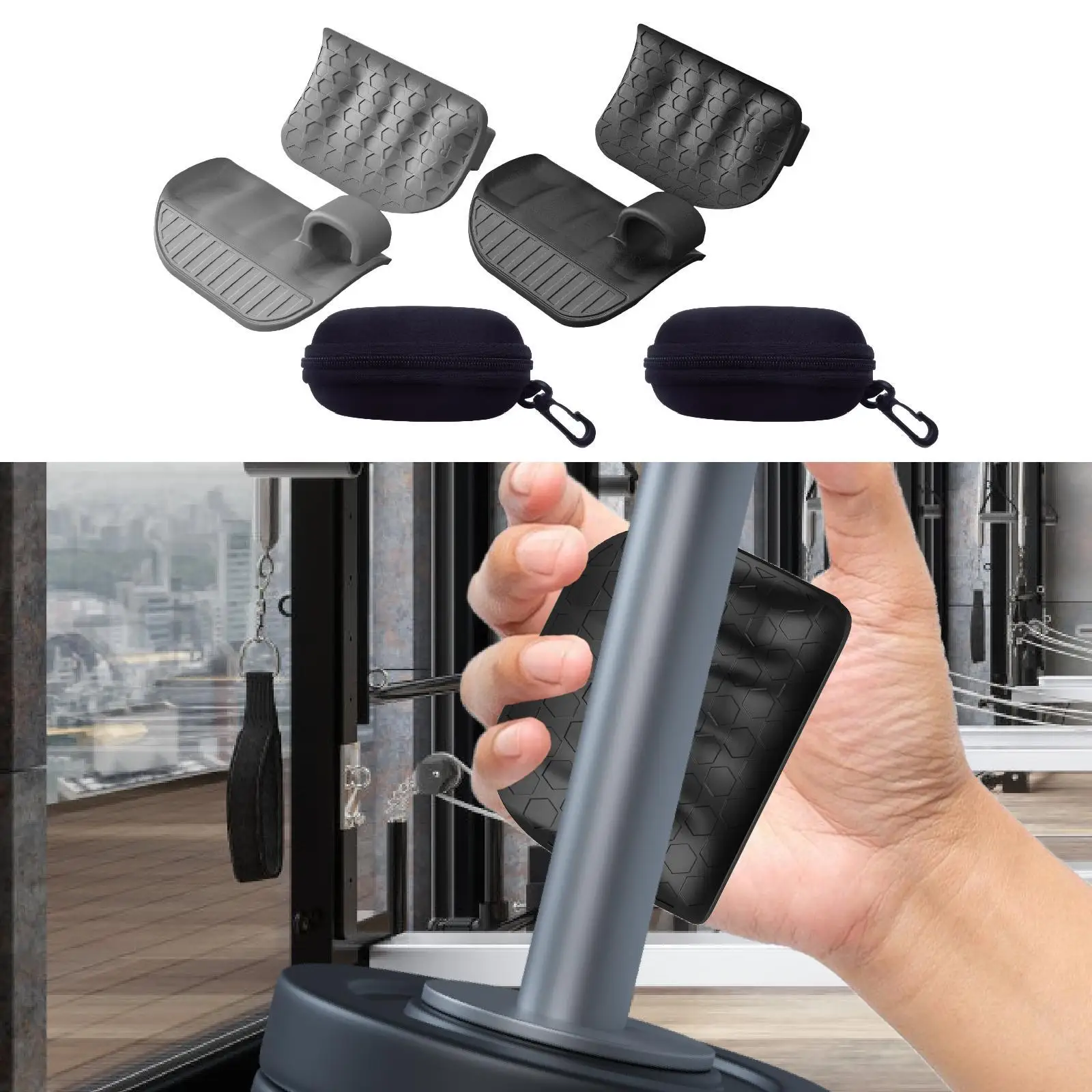 Empuñaduras de gimnasio, empuñaduras de dominadas, guantes de entrenamiento ligeros con pinza de mano para peso muerto, Fitness, cruce, gimnasia, levantamiento de pesas