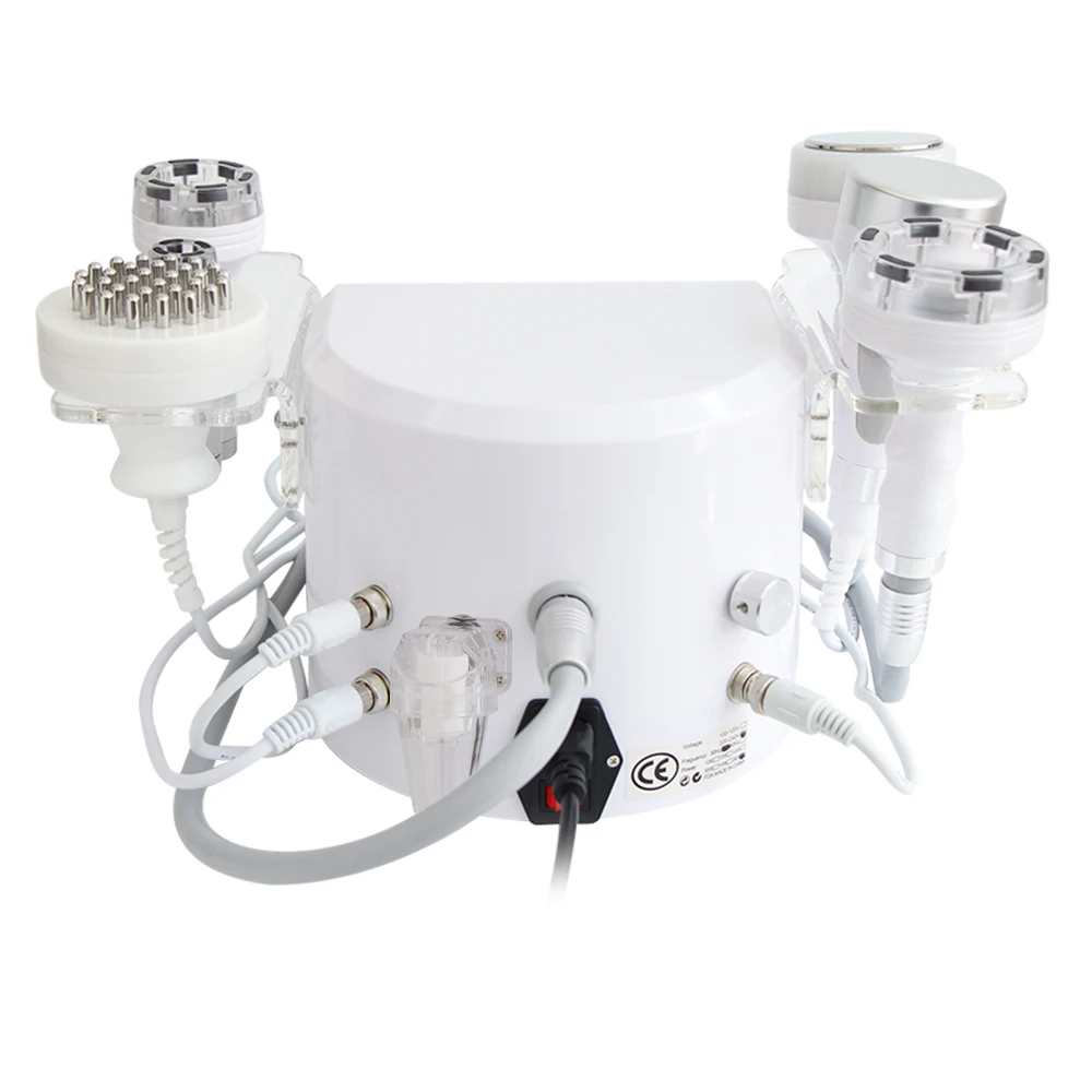 6 in 1 80K Cavitation Radio Frequency Device Face Body Tighten Slimming Weight Loss Anti-wrinkle Anti-cellulite Beauty Machine