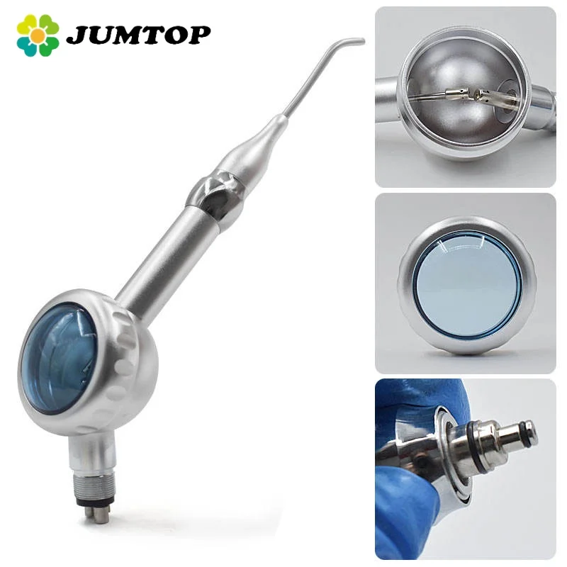 JUMTOP Dental Air Polisher Air Prophy Unit Teeth Polishing Machine Oral Hygiene Prophy Use Sandblasting Gun 2/4 Holes