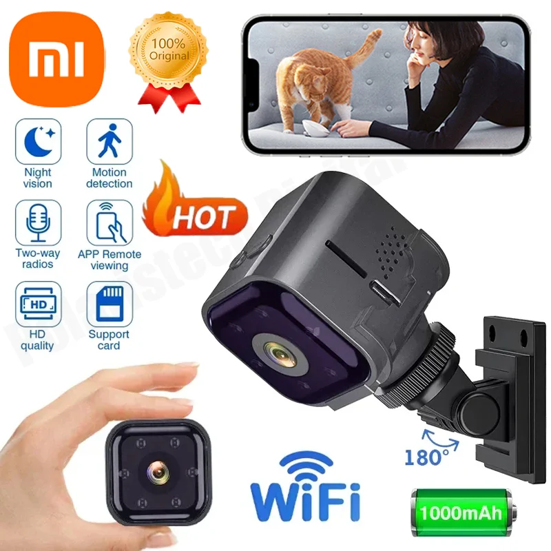 Xiaomi HD WiFi Mini Intelligent Camera Remote View Sound Alarm Night Vision Ultra Long Standby Mobile Detection Home Security