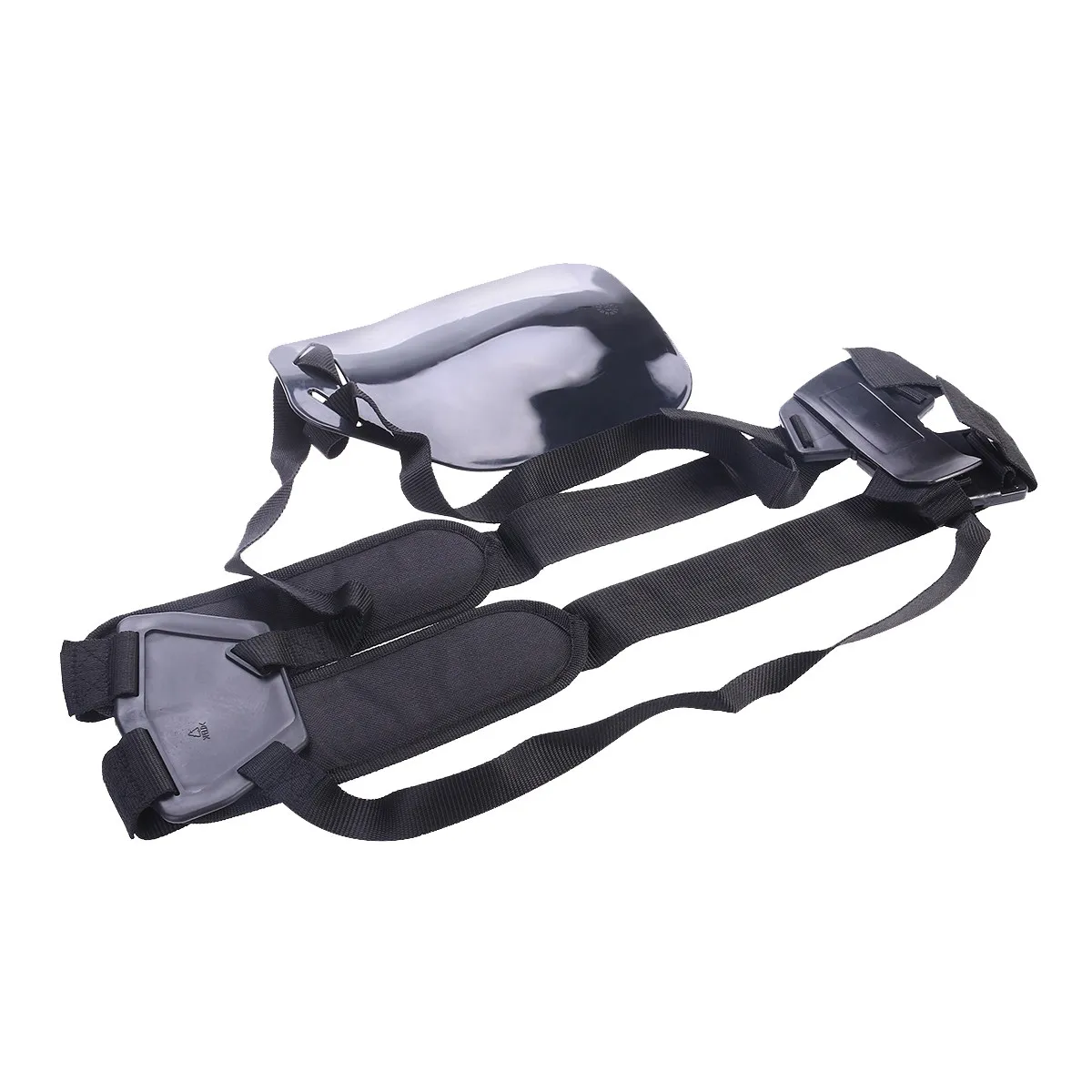 

Двойной плечевой ремень из черного нейлона для кустореза и триммера, удобный регулируемый ремень для газонокосилки, для использования в саду