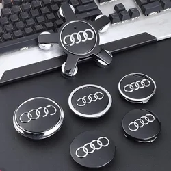 4pcs 60mm 68mm 69mm 135mm Car Styling Wheel Center Cap Hub Covers Badge 4B0601170 For Audi A3 A4 A5 A6 A7 A8 S4 S6 Accessories