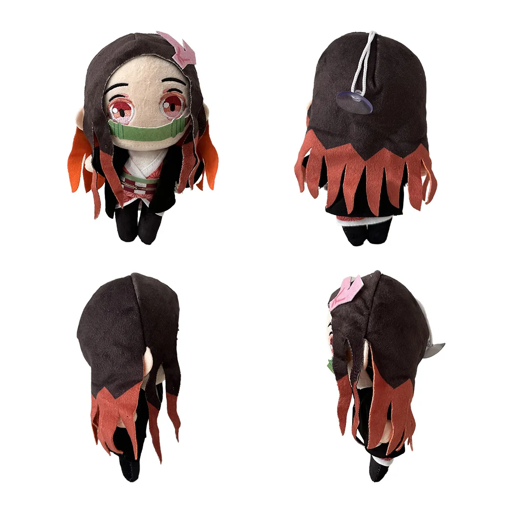 20cm Demon Slayer Tanjirou Nezuko Plush Toy Japanese Anime Cartoon Character Doll Padding Classic Cute Kawaii Gift For Kids Toys