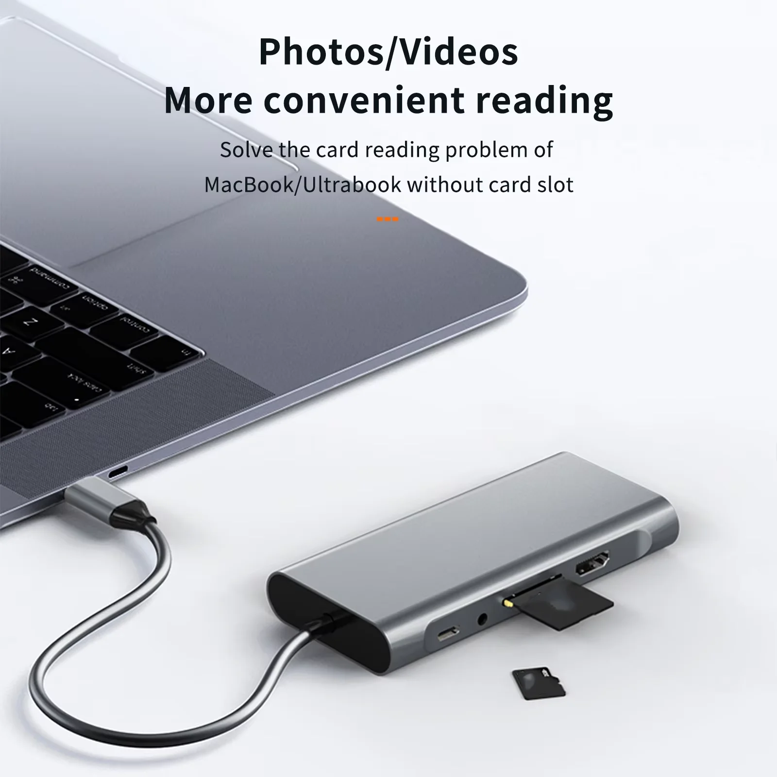 11-в-1 4K USB C 3.0 HUB Type C — HDMI-совместимый адаптер USB 3.0 Type C HUB Dock PD 87 Вт USB C Splitter для MacBook Pro Air