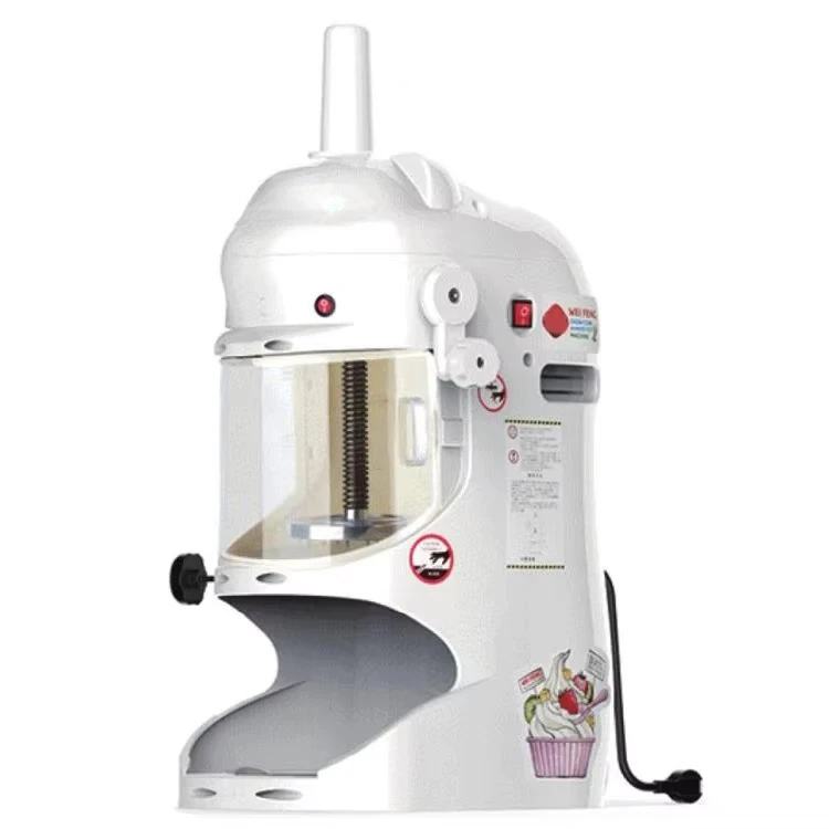 2026-2026-Crushed Snow Flake Shaved Ice Crusher Machine Electric Ice Block Crusher Commercial Ice Shaving Machine