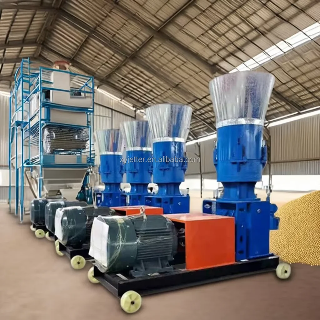 Pallet Making Machine For Animal Feeds Pig Pelletizer Chicken Make Animal Feed Pellet Machine For Feeds Pellets
