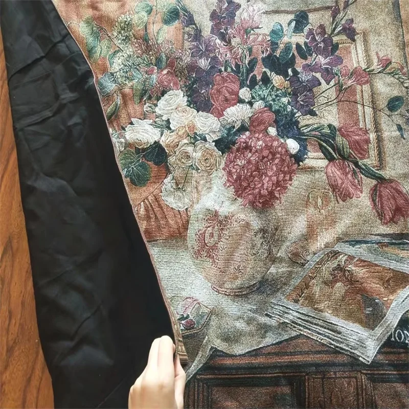 100*140 Aubusson wall hanging tapestry antique furnitur medieval mural living room wall picture rose still life home fabric