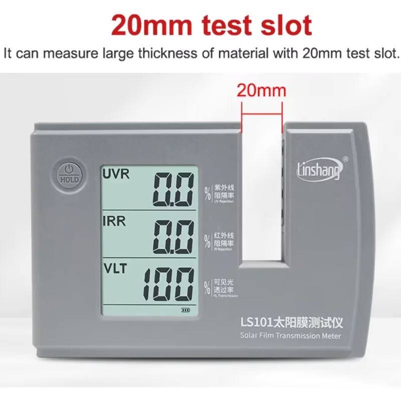 Hot Sale LS101 Car Transmission Tester Window Tint Checker Automatic Solar Film Transmission Meter