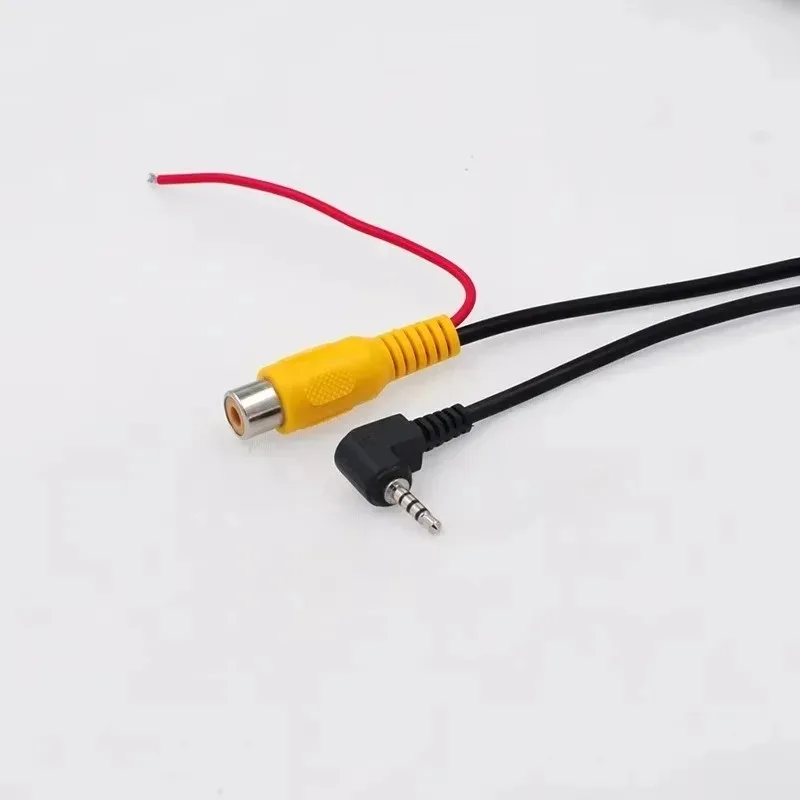 For Car Navigation Audio Motorcycle Navigation Conversion Line 2.4Poer,1pcs RCA Female AV-IN 2.5mm Car AV Input Converter Cable
