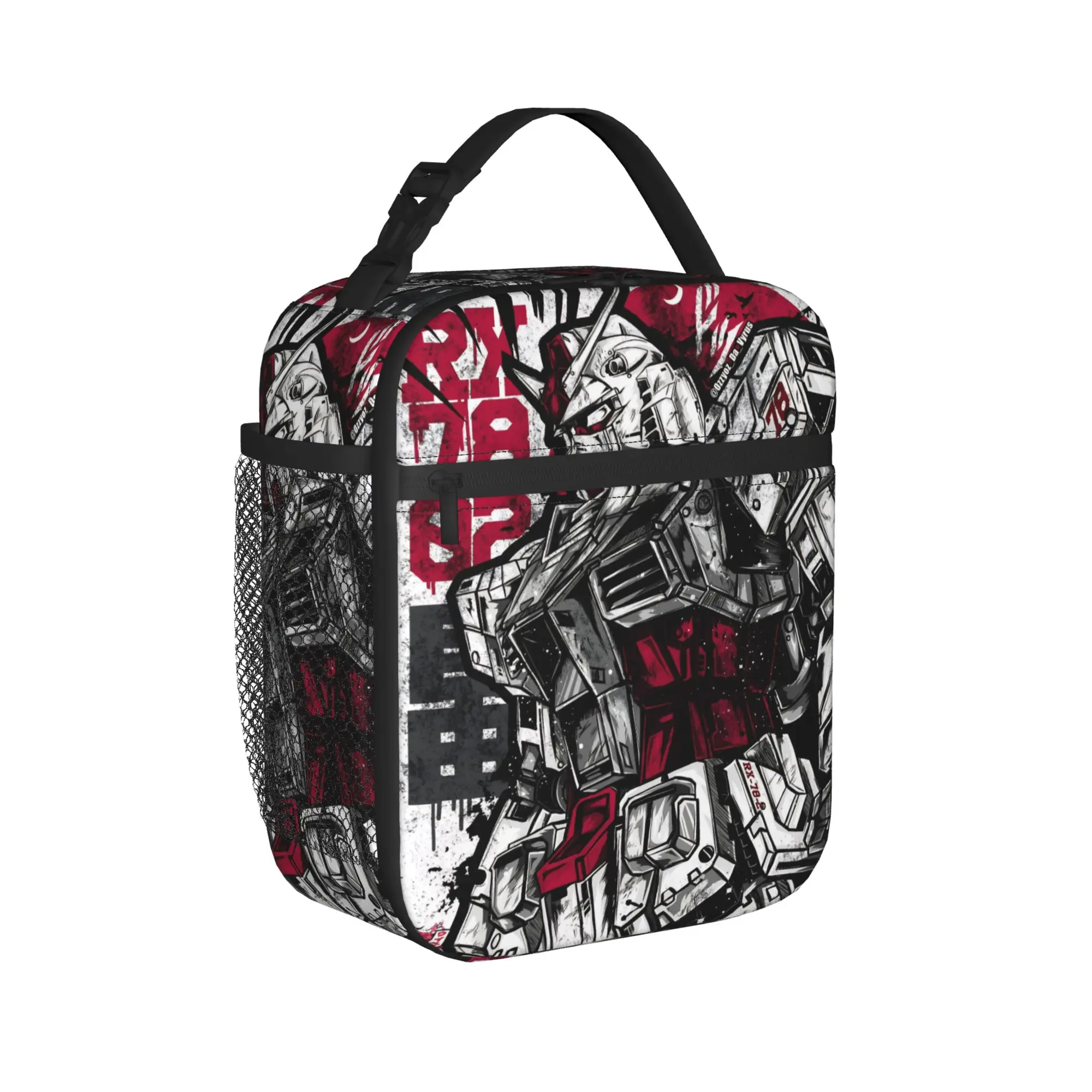 Insulated Lunch Boxes mobile suit gundams Merch  Lunch Container Ins Style Thermal Cooler Lunch Box For School