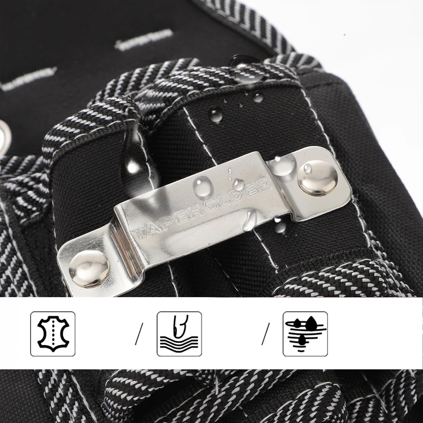 

Tool Waist Bag Portable Multi-Functional Lightweight Durable for Men Women Storing Measuring Tools Improve Efficiency