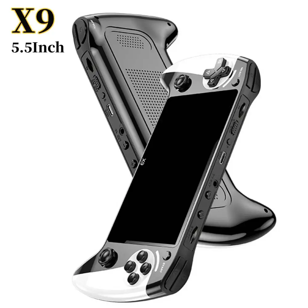 

5.5 Inch Screen Handheld Game Console 1500mAh Retro Video Game Player Type-C Charging Portable Game Player for Kids Adults