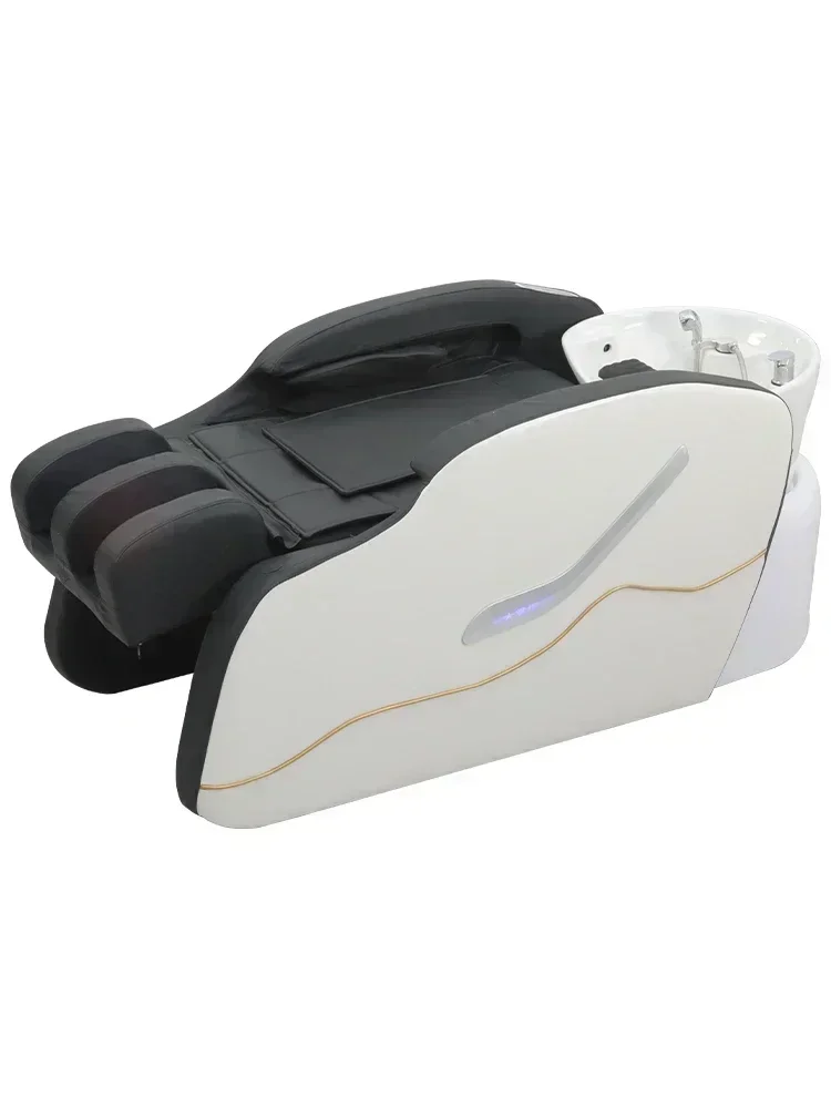 

cqyAutomatic Intelligent Electric Massage Shampoo Bed Hair Ceramic Basin Shampoo and Flushing Integrated