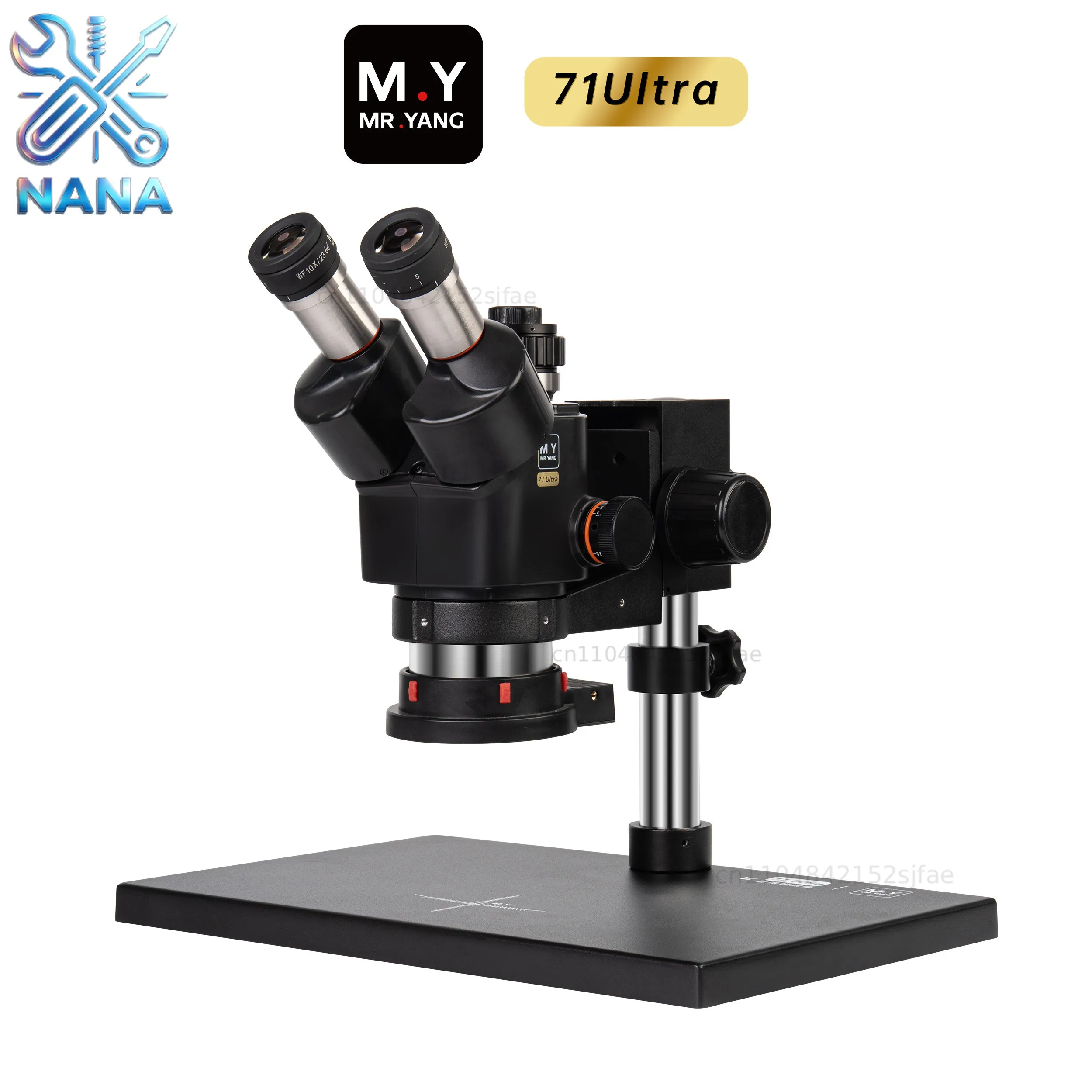 YCS MR.YANG 71 ULTRA Trinocular Microscope 6.5-58X Zoom 4K Camera for Mobile Phones PCB Electronic Welding Soldering Tools Set