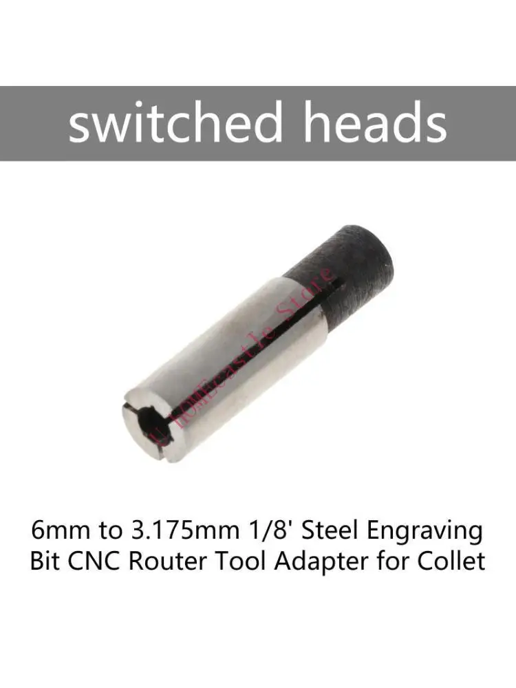 

63HF от 6 мм до 3,175 мм 1/8 'Стальной роутер Адаптер маршрутизатора с ЧПУ для Collet для Collet