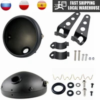 Carcasa para faro LED de motocicleta, Base para faro modificado Retro de 7 pulgadas, carcasa para faro LED, cubierta para faro