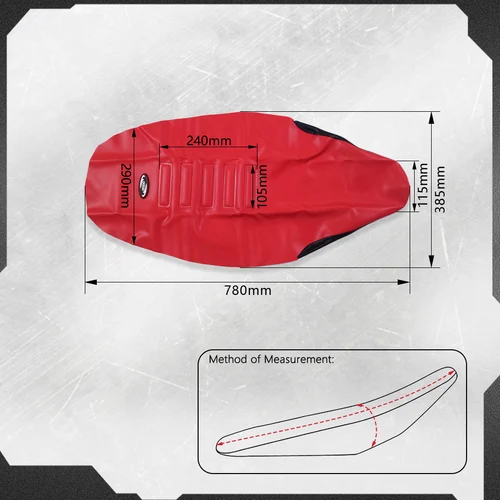 Imagen 2 del producto OTOM-funda de asiento de motocicleta antideslizante impermeable, juego de cojín elástico suave, protección para HONDA, YAMAHA, SUZUKI, KAWASAKI, KTM