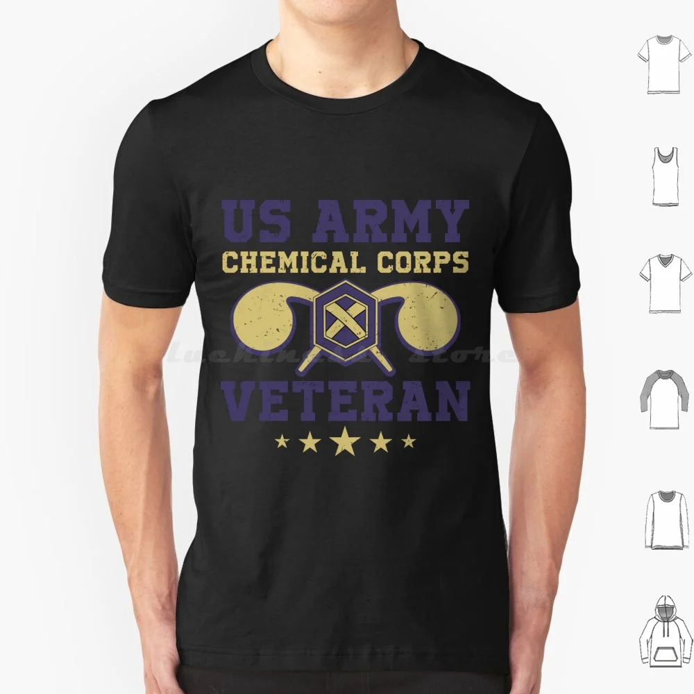 Us Army Chemical Division Retired Army Veteran Military T Shirt Big Size 100% Cotton Army Retired Police Usaf Air Force