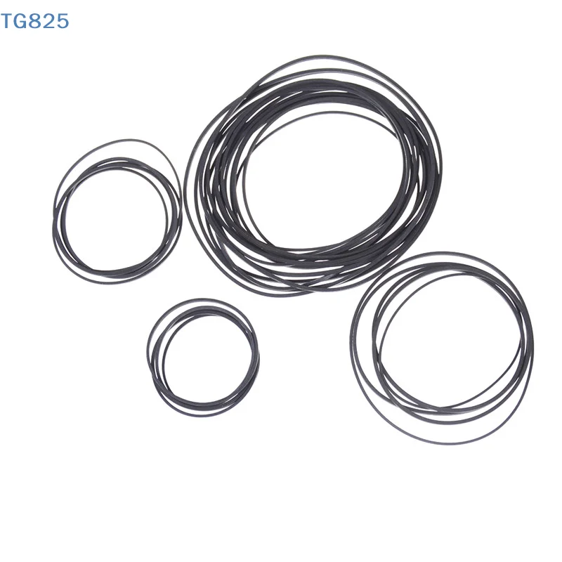 【AN】40pcs Small Fine Pulley Pully Belt Engine Drive Belts For DIY Toys Module Car