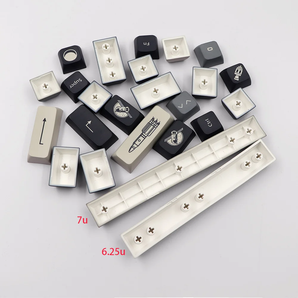 133 Keys GMK Apollo Keycaps PBT XDA Keycap For dz60/RK61/64/gk61/68/75/84/980/104 Mechanical Keyboard Key Cap 7u Split Spacebar