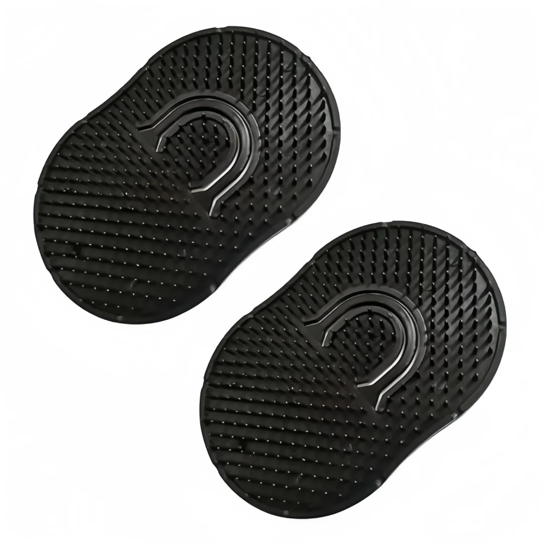 2 Packs Pocket Palm Combs, Shampoo Comb, Massager Hair Brush Comb, Scalp Massager Brush Comb, Wave brush, Palm hair brush (Black)