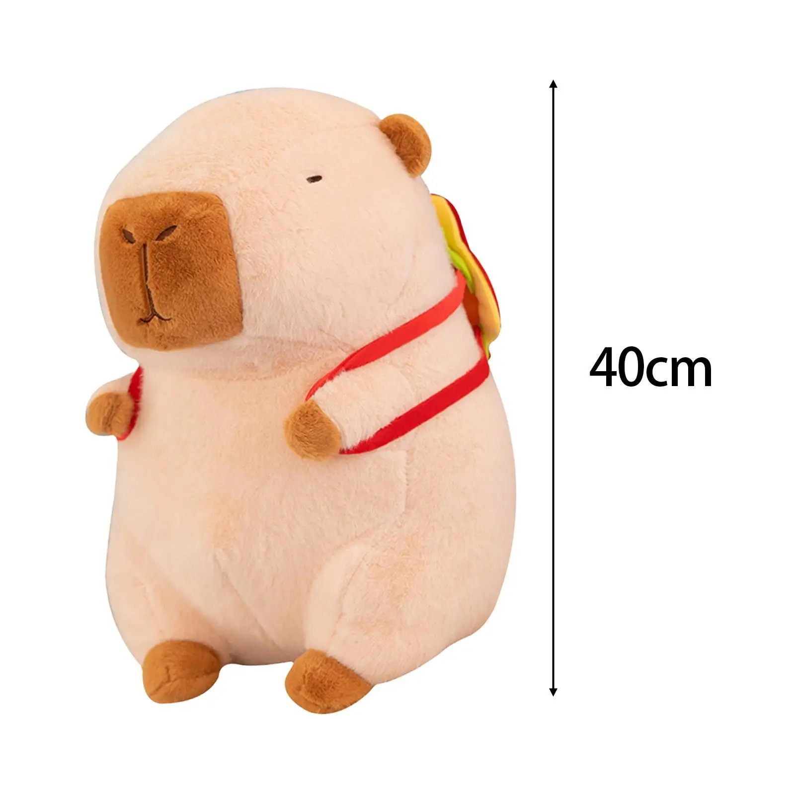 Muñeco de peluche de Capybara, muñeco de felpa suave, regalo de cumpleaños