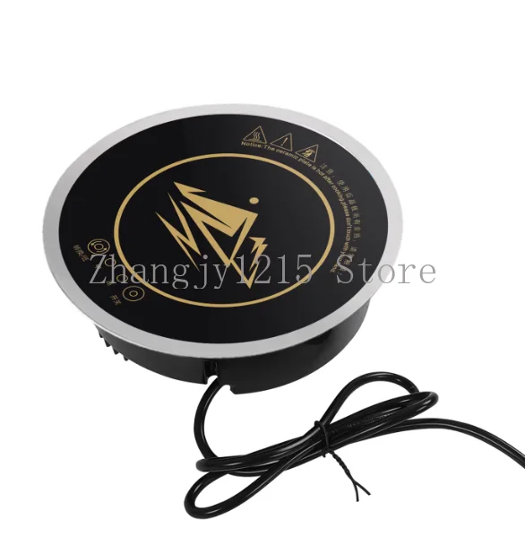 Control 800W For Car Home Caravan Yacht Kitchen RV Induction Cooker 220V Embedded Bordered Circular Square Touch