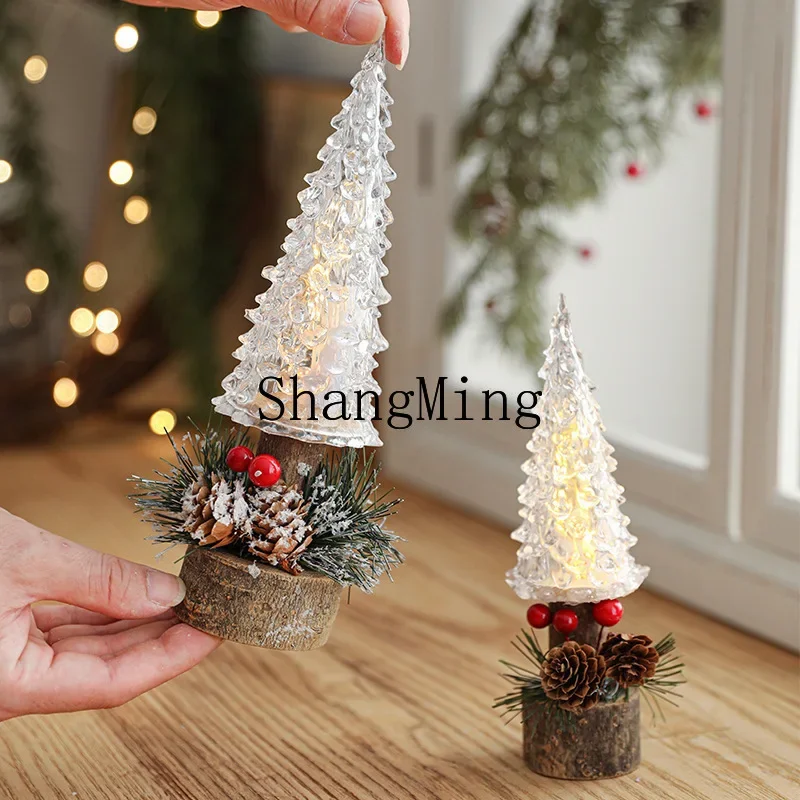 

CL New Christmas Lamp Stand Ornament Christmas Lamp Ornament Creative Atmosphere Light Festive Arrangement