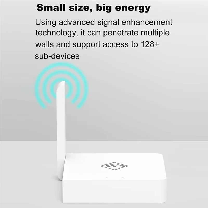 AT53 Новый беспроводной шлюз W5 Tuya Zigbee + Bluetooth-концентратор, многорежимная расширенная версия, может доступть 128 + дополнительные устройства